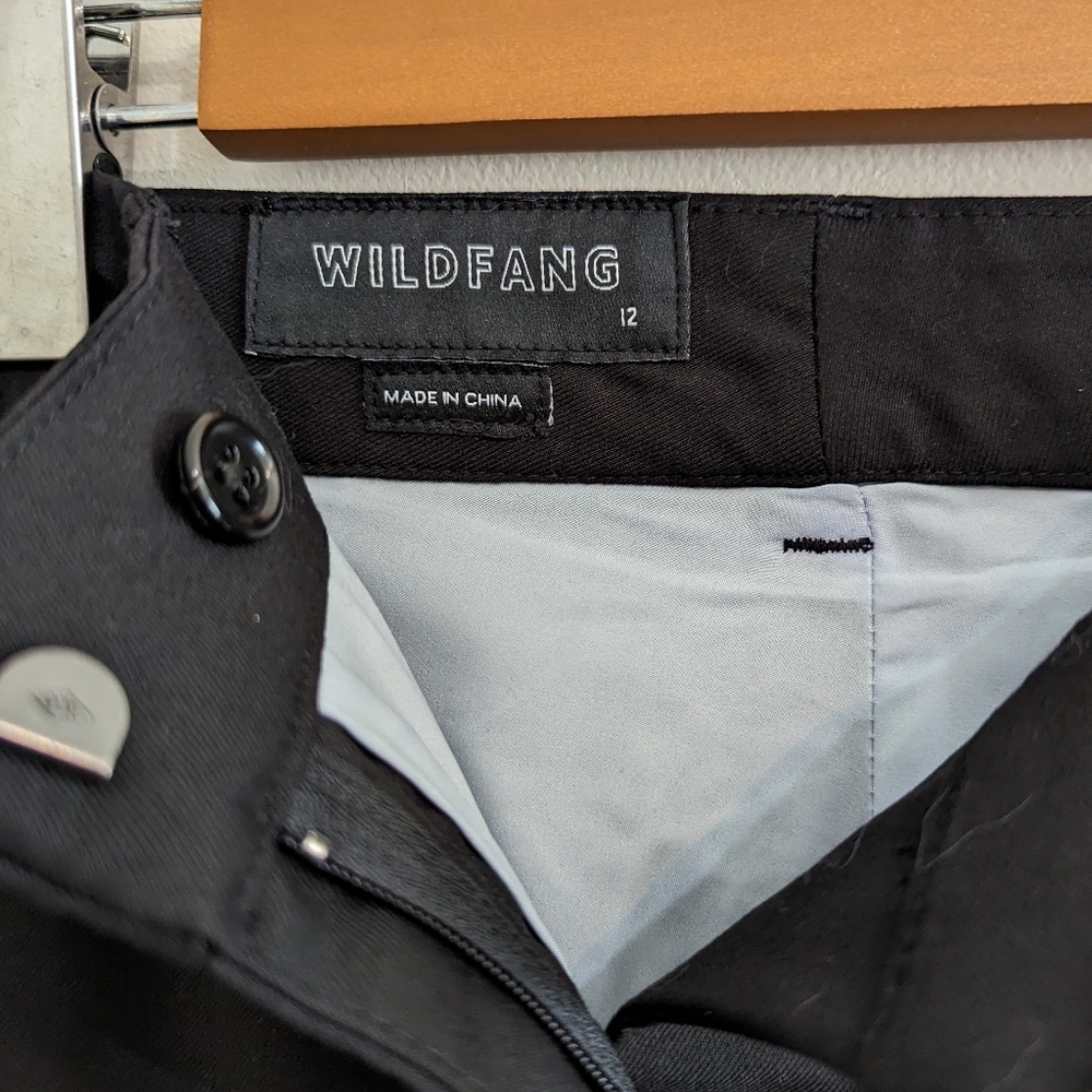 Wildfang Empower Slim Crop Pant Black Size 12 - Picture 4 of 7